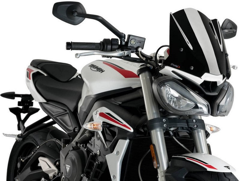 Puig / プーチ ウインドシールド ニュージェネレーション・スポーツ TRIUMPH STREET TRIPLE S 2020 | 20432
