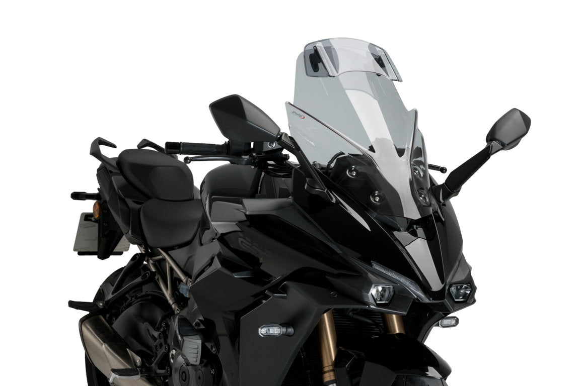Puig Touring ウインドシールド バイザー付 スモーク | 21343H
