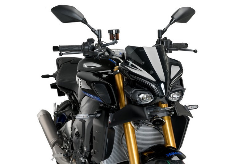 Puig ダウンフォース Naked フロントスポイラー マットブラック | 21471J