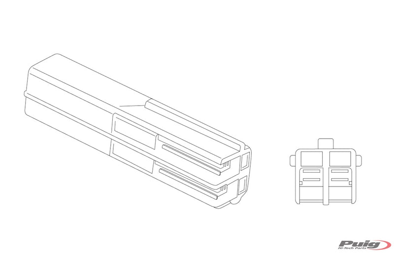 Puig / プーチ Wiring Turn Signal Connector ブラック | 21582N