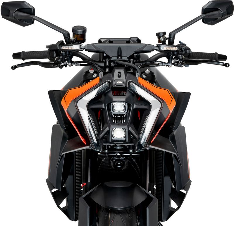 Puig Naked Frontal Spoilers Matt black | 21909J