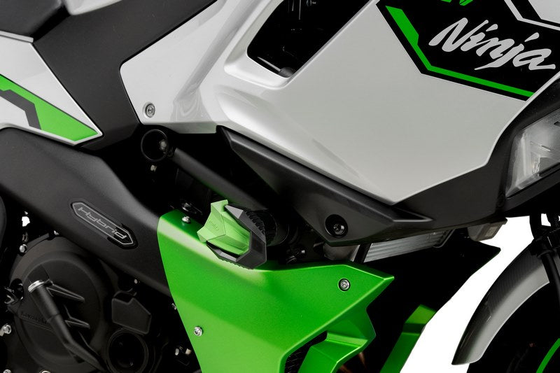 Puig / プーチ クラッシュパッド R19 Kawasaki Ninja Hybrid 24' C/ブラック | 22175N