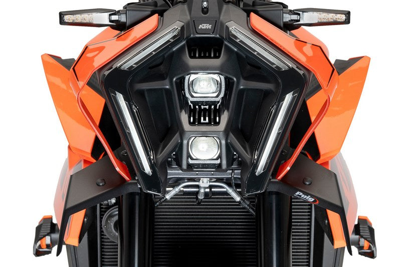 Puig / プーチ フロントスポイラー Naked KTM 990 Duke 24' C/マットブラック | 22178J