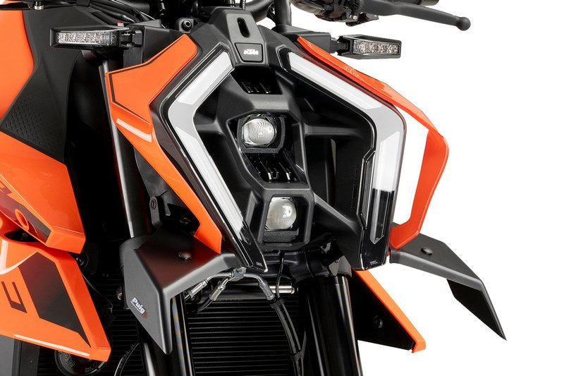Puig / プーチ フロントスポイラー Naked KTM 990 Duke 24' C/マットブラック | 22178J
