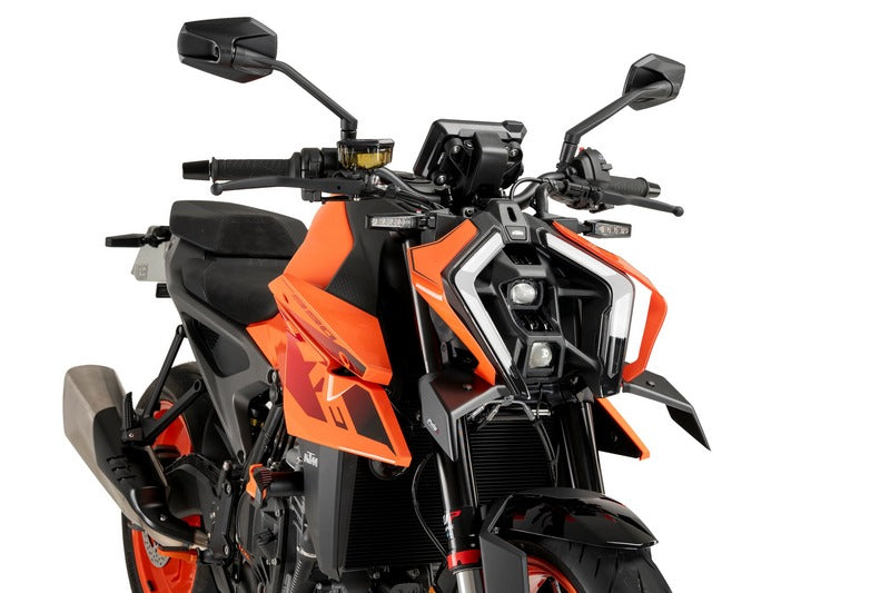 Puig / プーチ フロントスポイラー Naked KTM 990 Duke 24' C/マットブラック | 22178J