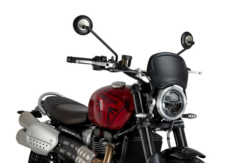 Puig / プーチ フロントプレート ABS Triumph Scrambler (スクランブラー) 1200X 24' | 22223