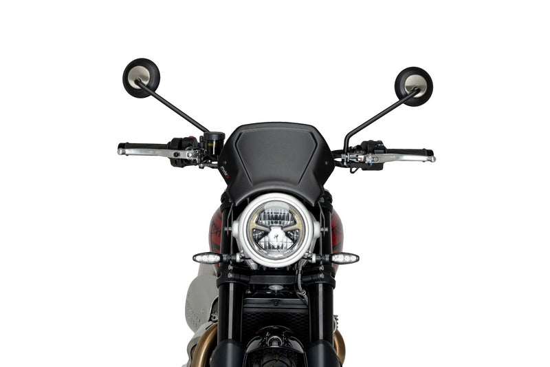 Puig / プーチ フロントプレート アルミニウム Triumph Scrambler (スクランブラー) 1200X 24' | 22224