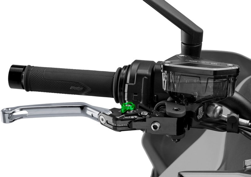 Puig Foldable Brake Lever 4.0. With Silver Selector | 4110P
