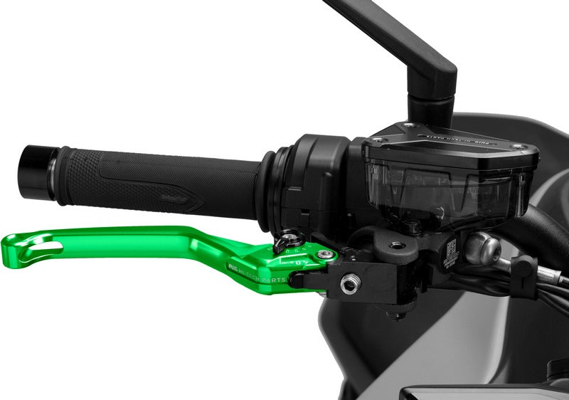 Puig Unfoldable Brake Lever 4.0. With Green Selector | 4120V