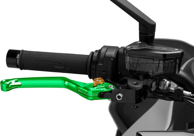 Puig Unfoldable Brake Lever 4.0. With Green Selector | 4120V