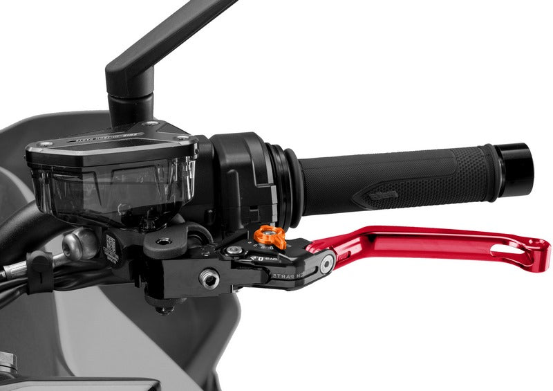 Puig Foldable Clutch Levers 4.0. With Red Selector | 4210R
