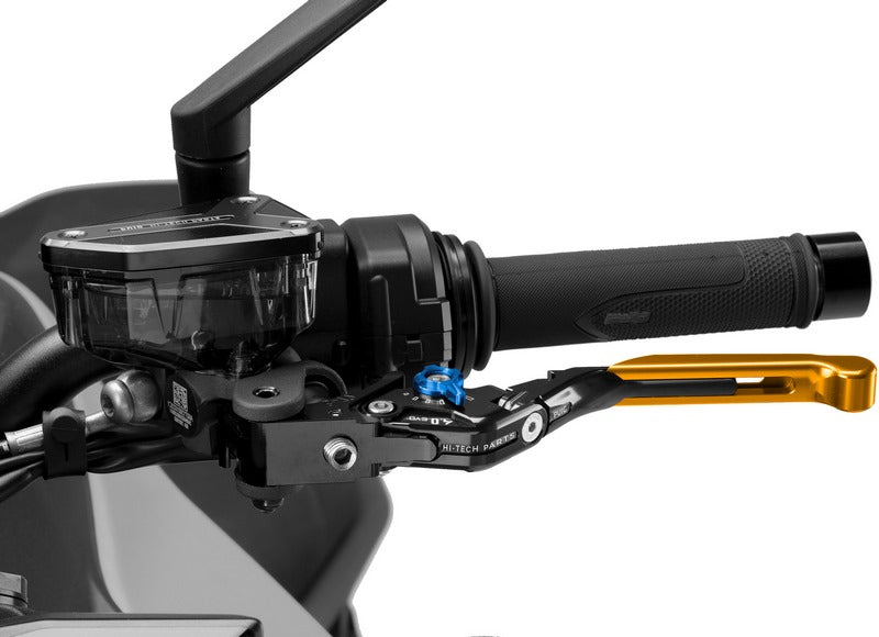 Puig Clutch Levers 4.0. With Gold Selector/Black Extendable | 424ON