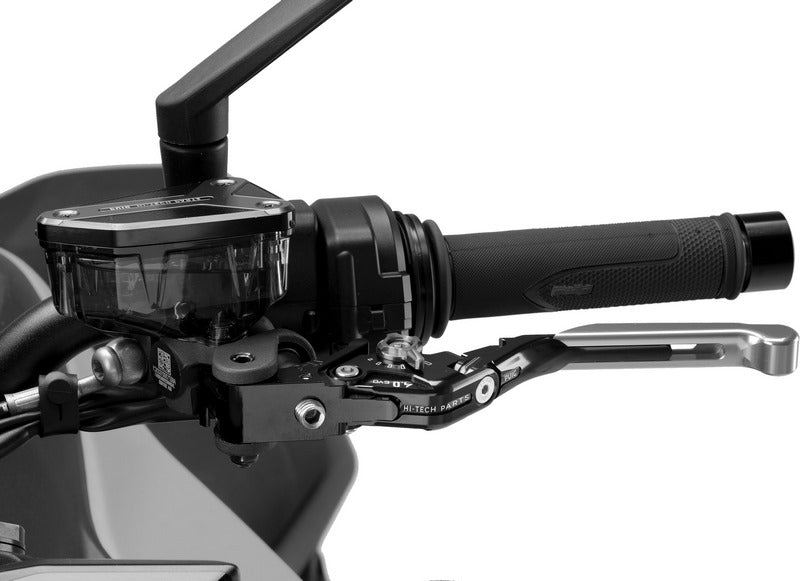 Puig Clutch Levers 4.0. With Silver Selector/Black Extendable | 424PN