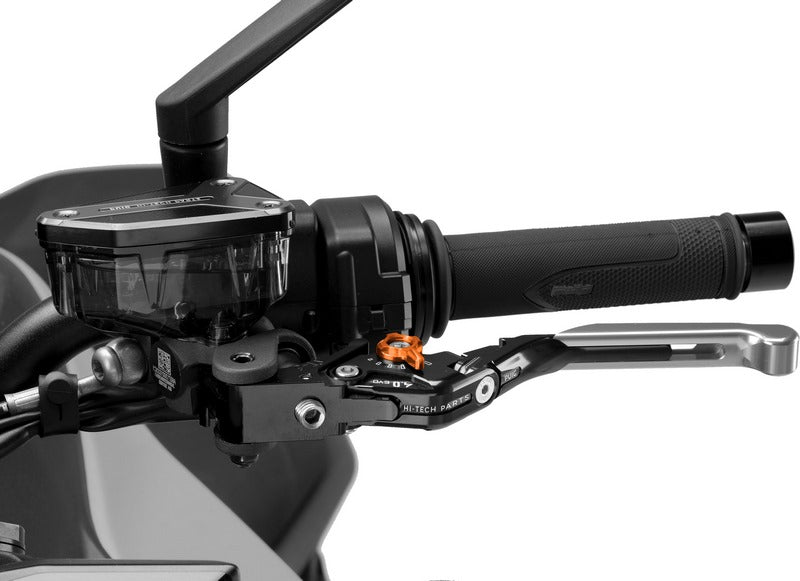 Puig Clutch Levers 4.0. With Silver Selector/Black Extendable | 424PN
