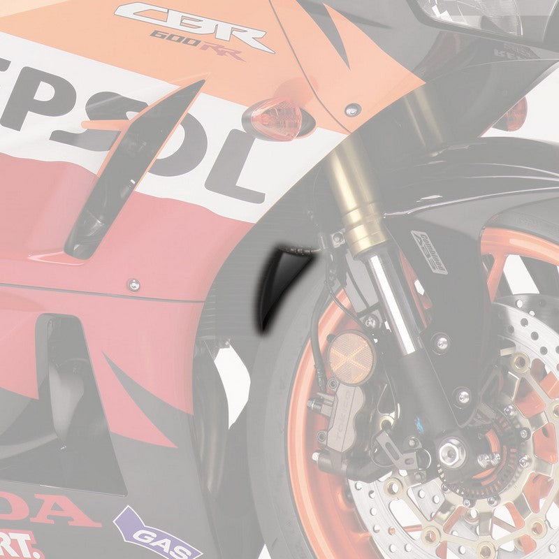 Pyramid Plastics / ピラミッドプラスチック Honda CBR 600 RR エクステンダーフェンダー マットブラック 2007>2017 | 051802