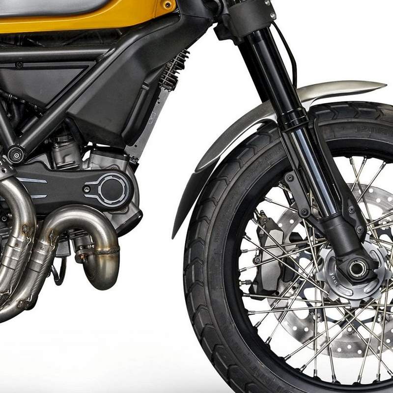 Pyramid / ピラミッド エクステンダフェンダー マットブラック | Ducati スクランブラー Classic 2015>2019 | 055185