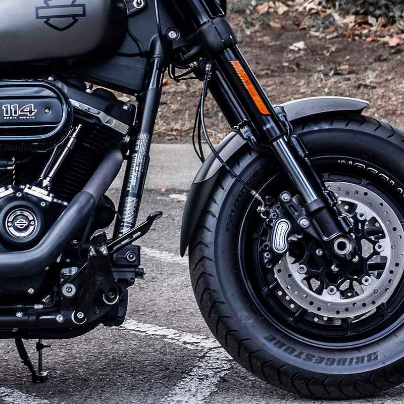 Pyramid Extenda Fenda | Matte Black | Harley Davidson Fat Bob 107 2018> | 058621