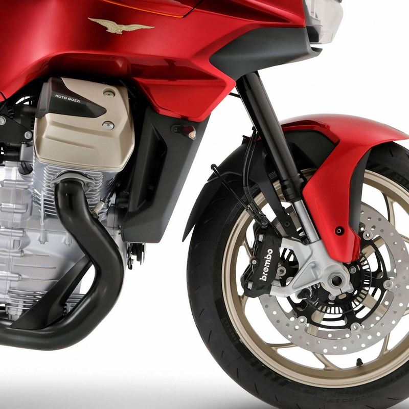 Pyramid / ピラミッド エクステンダフェンダー マットブラック | Moto Guzzi V100 Mandello 2022- | 058777