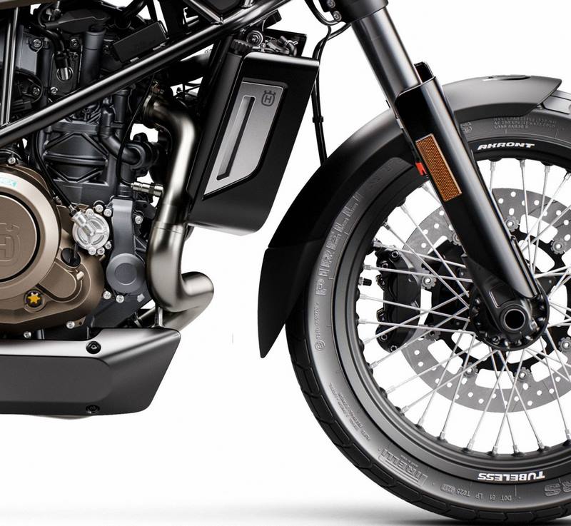 Pyramid / ピラミッド エクステンダフェンダー マットブラック | Husqvarna Svartpilen 701 2019- | 059125