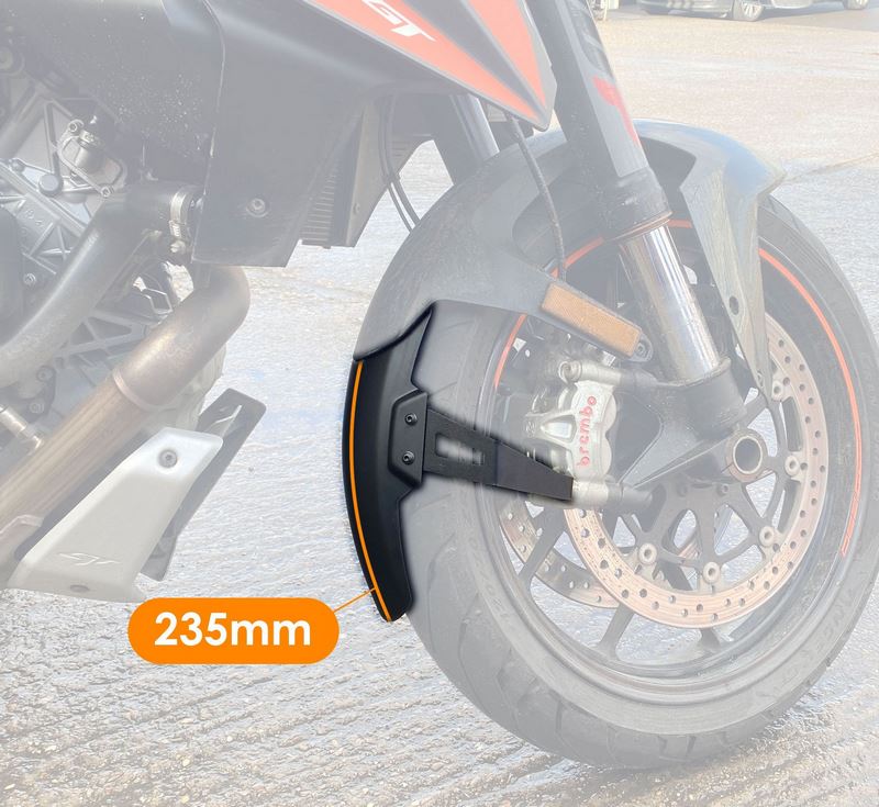 Pyramid / ピラミッド エクステンダフェンダー EXTRA マットブラック | KTM 1290 Superduke GT 2016- | 059330