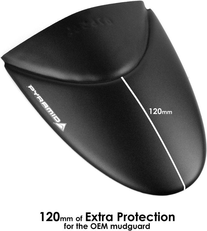 Pyramid Hugger Extension | Matte Black | Triumph Street Triple 675 2007>2012 | 076565
