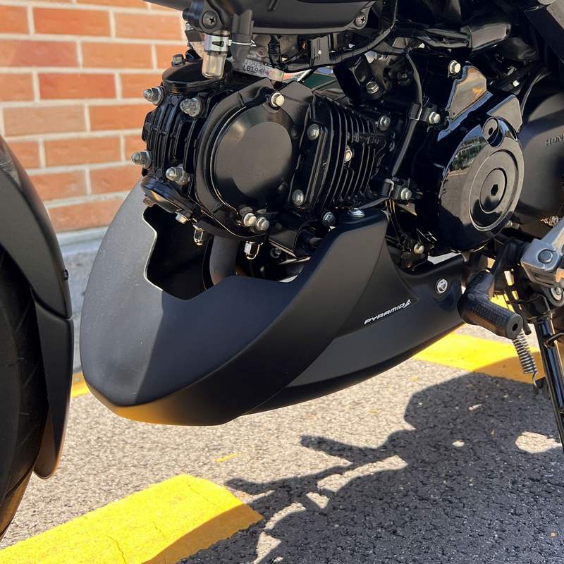 Pyramid / ピラミッド ベリーパン マットブラック | Honda MSX 125 2021- | 21121M