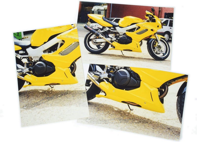 Pyramid Belly Pan | Matte Black | Honda VTR 1000 F Firestorm 1997>2005 | 21200M