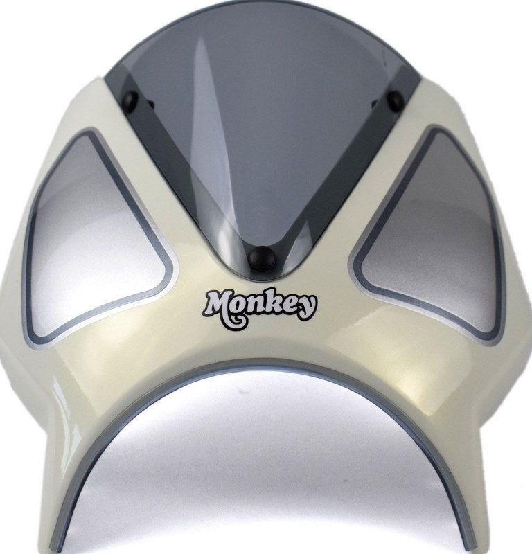 Pyramid / ピラミッド フライスクリーン クリーム/ホワイト | Honda Monkey 125 2022- | 21250T