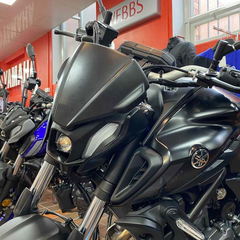 Pyramid Fly Screen | Matte Black | Yamaha MT-07 2021> | 22162M