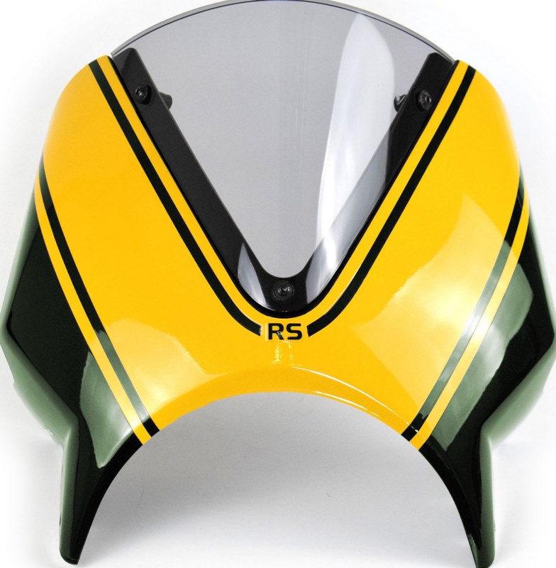 Pyramid / ピラミッド フライスクリーン キャンディーグリーン/メタリックイエロー | Kawasaki Z 900 RS 2024- | 23500G