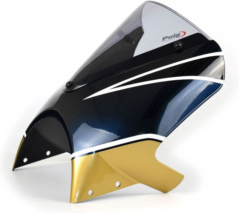 Pyramid Fly Screen | Metallic Blue/Gold (Candytone Blue/Gold) | Kawasaki Z 900 RS 2022> | 23500K