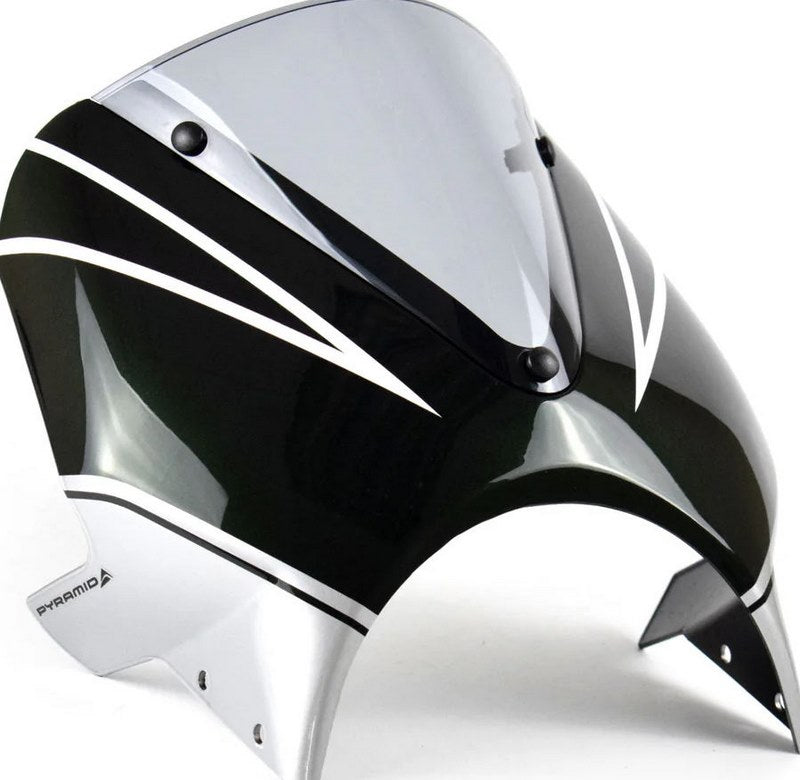 Pyramid / ピラミッド フライスクリーン メタリックダークグリーンスキーム | Kawasaki Z 900 RS 2022- | 23500N