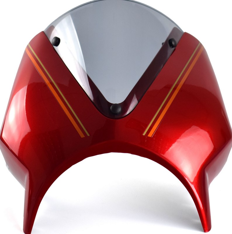 Pyramid / ピラミッド フライスクリーン キャンディミディアムレッド | Kawasaki Z 650 RS 2024- | 23500R