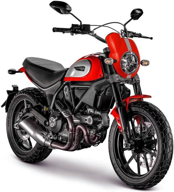 Pyramid Plastics / ピラミッドプラスチック Ducati スクランブラー Icon グロスレッド (Ducati Red) ノーズフェアリング 2015> | 250000F