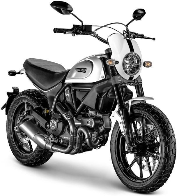 Pyramid Plastics / ピラミッドプラスチック Ducati スクランブラー Classic ノーズフェアリング グロスホワイト (Sugar ホワイト) 2015> | 250000G