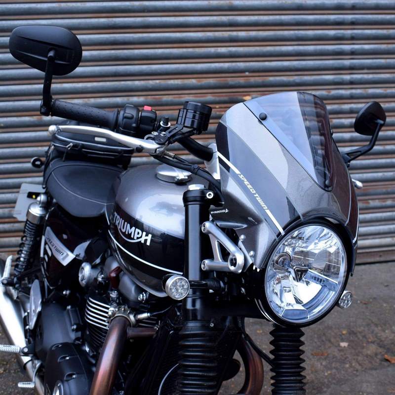 Pyramid Fly Screen | Silver Ice & Storm Grey | Triumph Speed Twin 2019> | 26000G
