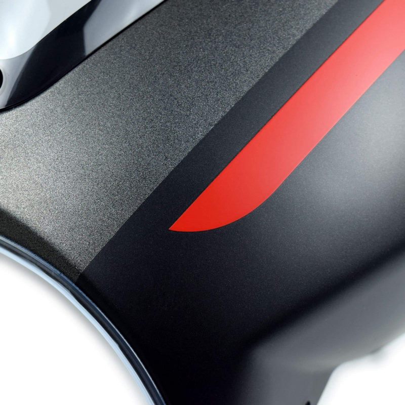 Pyramid Fly Screen | Matte Storm Grey & Silver Ice | Triumph Thruxton 1200 RS 2020> | 26001D