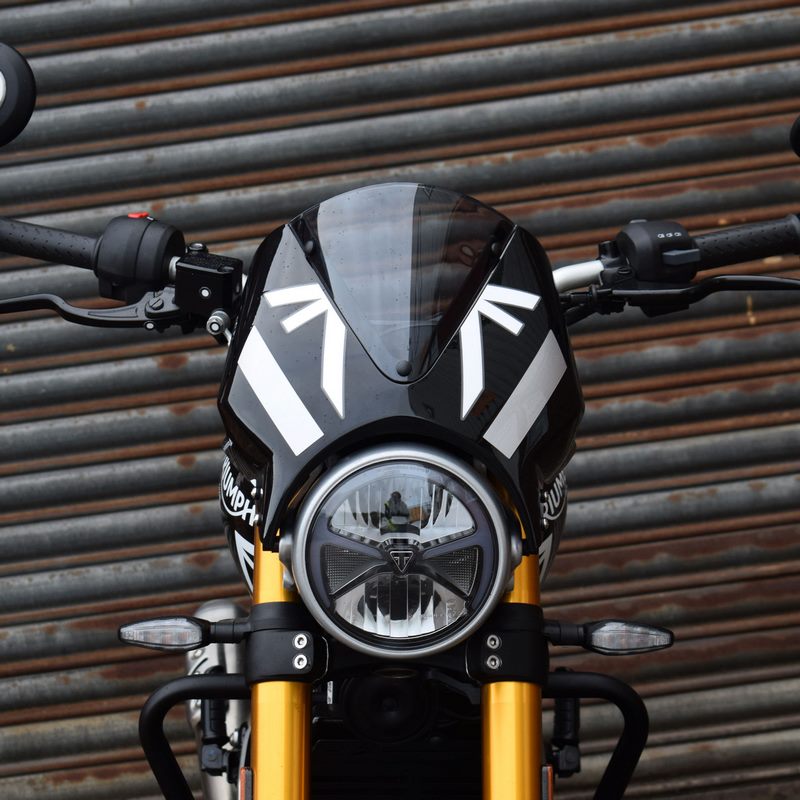 Pyramid / ピラミッド フライスクリーン カーニバルレッド/ストームグレー | Triumph Speed 400 2024- | 26700R