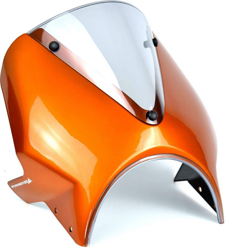 Pyramid Fly Screen | Orange Crush | Royal Enfield Interceptor 650 2018> | 297950D