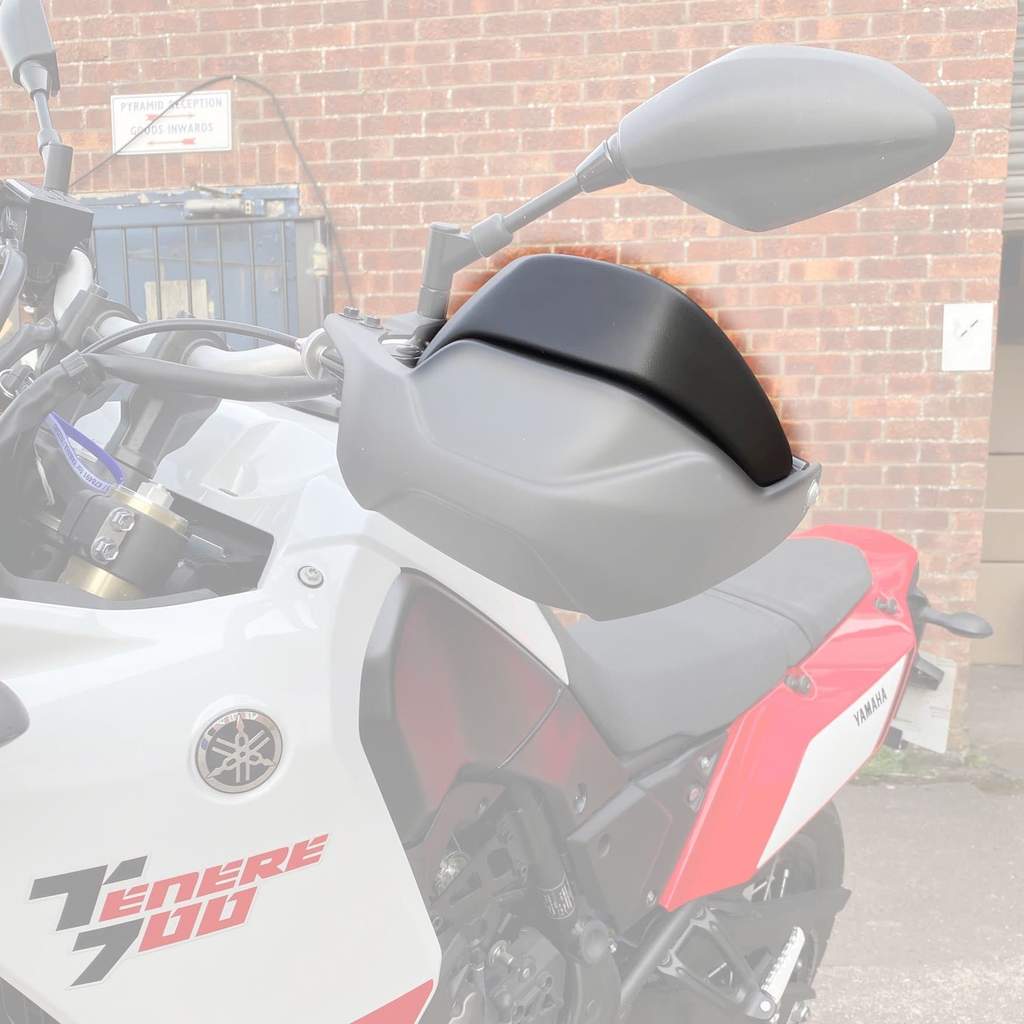 Pyramid Plastics / ピラミッドプラスチック ハンドガードエクステンション マットブラック Yamaha Tenere 700 2019> | 30201M