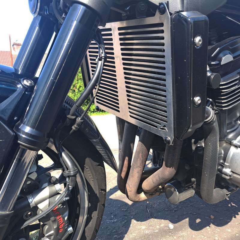 Pyramid / ピラミッド ラジエーターガード マットブラック | Kawasaki Z 900 RS 2021- | 523366M