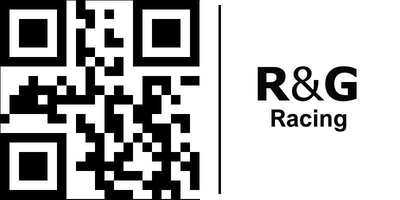 R&G(アールアンドジー) バーエンドスライダー ブラック XTZ700 Tenere (19-) ハンドガードなし車両用