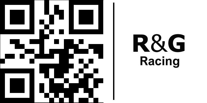 R&G(アールアンドジー) オフセットコットンリール ブラック Ninja250/400(18-) RG-CR0069BK