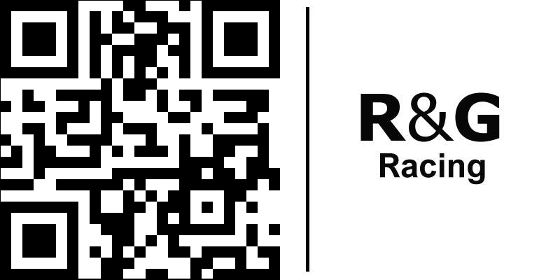 R&G(アールアンドジー) キックスタンドシュー アルミニウム/ステンレス シルバー/ブラック R1200GS (10-12) RG-PKS0063SI