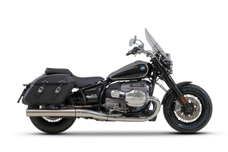 レーシングカスタムスリップオンL/Rステンレスクローム、エンドキャップV2 2個入り、合金クローム