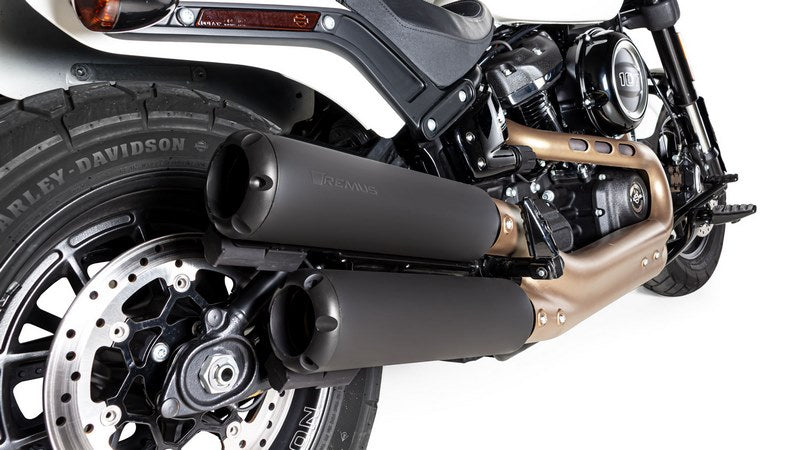 2倍カスタム排気システム Ø 102 mm、触媒なし、Can-Bus操作音響システム搭載 - Asc、ステンレスブラック、エンドキャップショートカットV1 2個入り、合金クローム