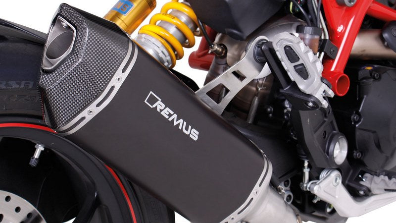 ブラックホーク スリップオンマフラーおよび接続チューブ ステンレスブラック EEC 65mm