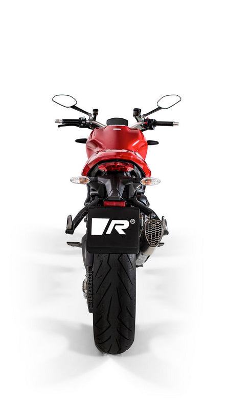 スリップオンNXTサイレンサー(取り外し可能サウンドインサート付)、ステンレススチール製・接続チューブ(触媒なし・ECE認証なし)