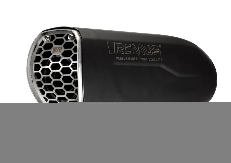 スリップオンNXTサイレンサー、ステンレスブラック、接続チューブ、ECEタイプ承認付