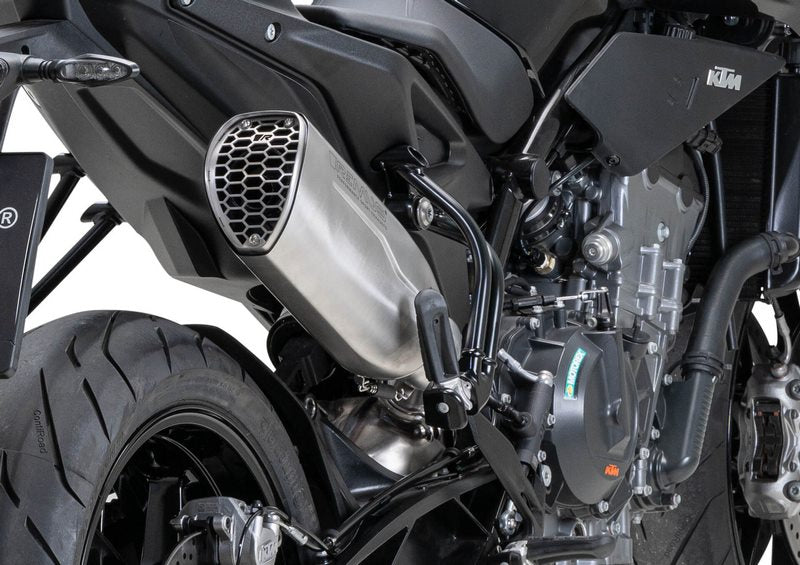 スリップオンNXTスポーツサイレンサー、ステンレスブラック、接続チューブ、ECEタイプ承認付